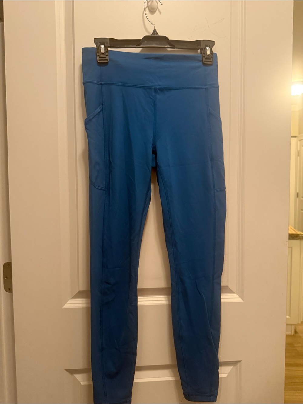 lululemon athletica Teal-Blue High-Rise Leggings with Side Pockets